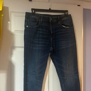 Men's AE 34x34 Dark Blue Flex athletic Fit Jeans